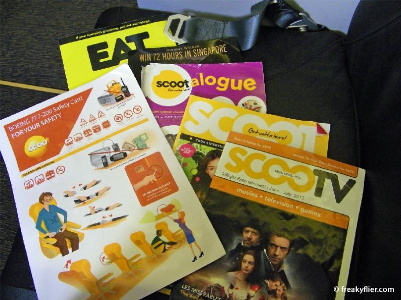 Seat pocket reading materials and catalogs