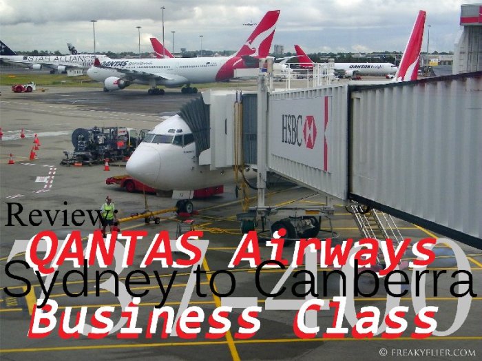 Review: QANTAS Airways - Sydney to Canberra Business Class - 737-400