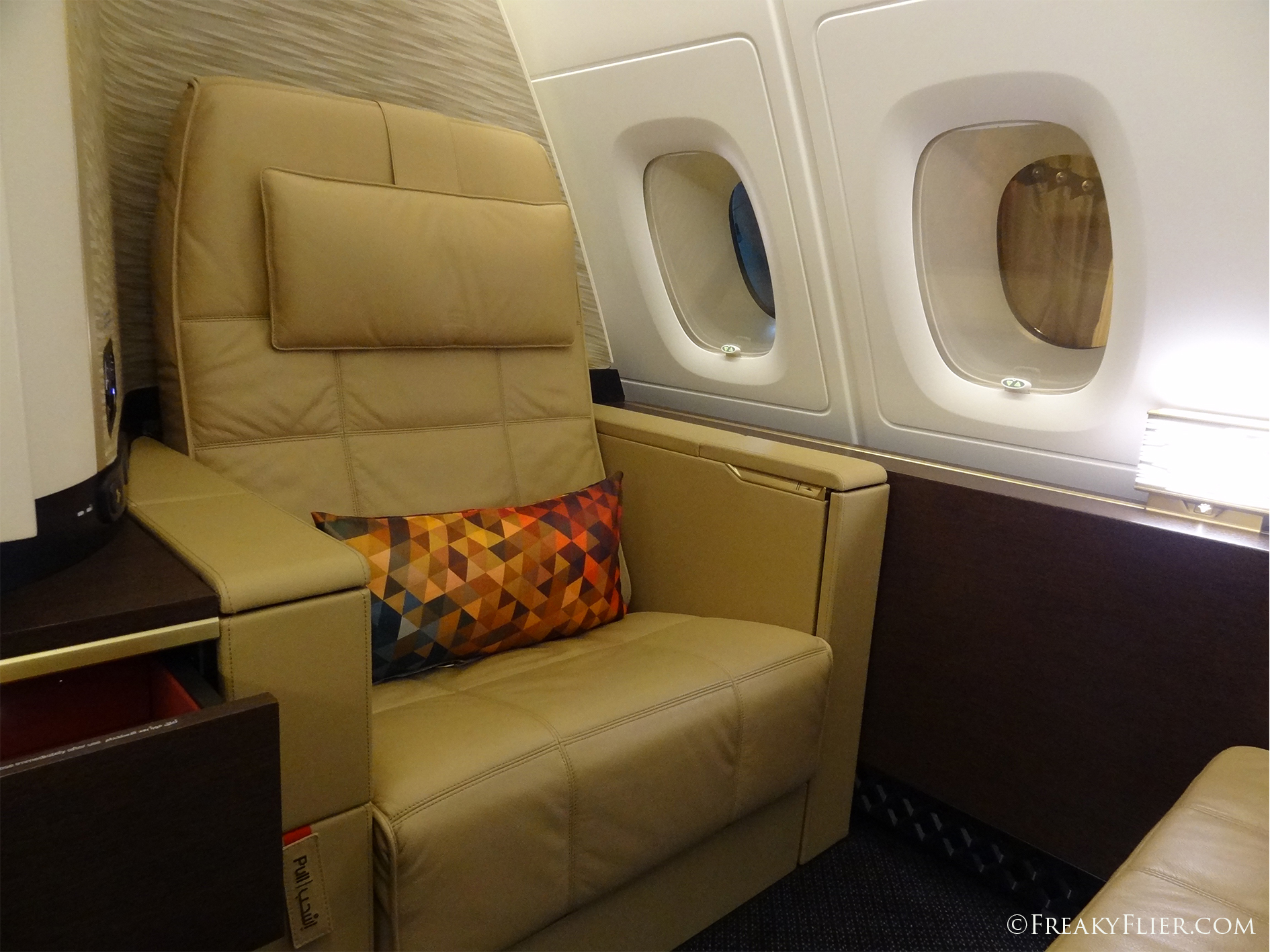Seating in The First Apartments on board the Airbus A380